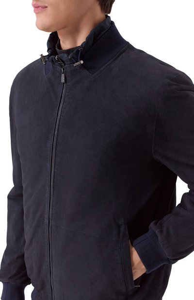 Замшевый бомбер CORNELIANI, арт. 26L5D6-2620102, фото 5