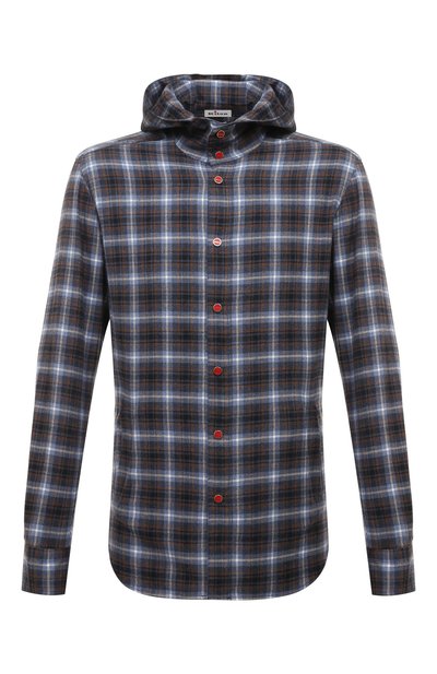 Хлопковая рубашка KITON, арт. UMCMARH0864602, фото 1