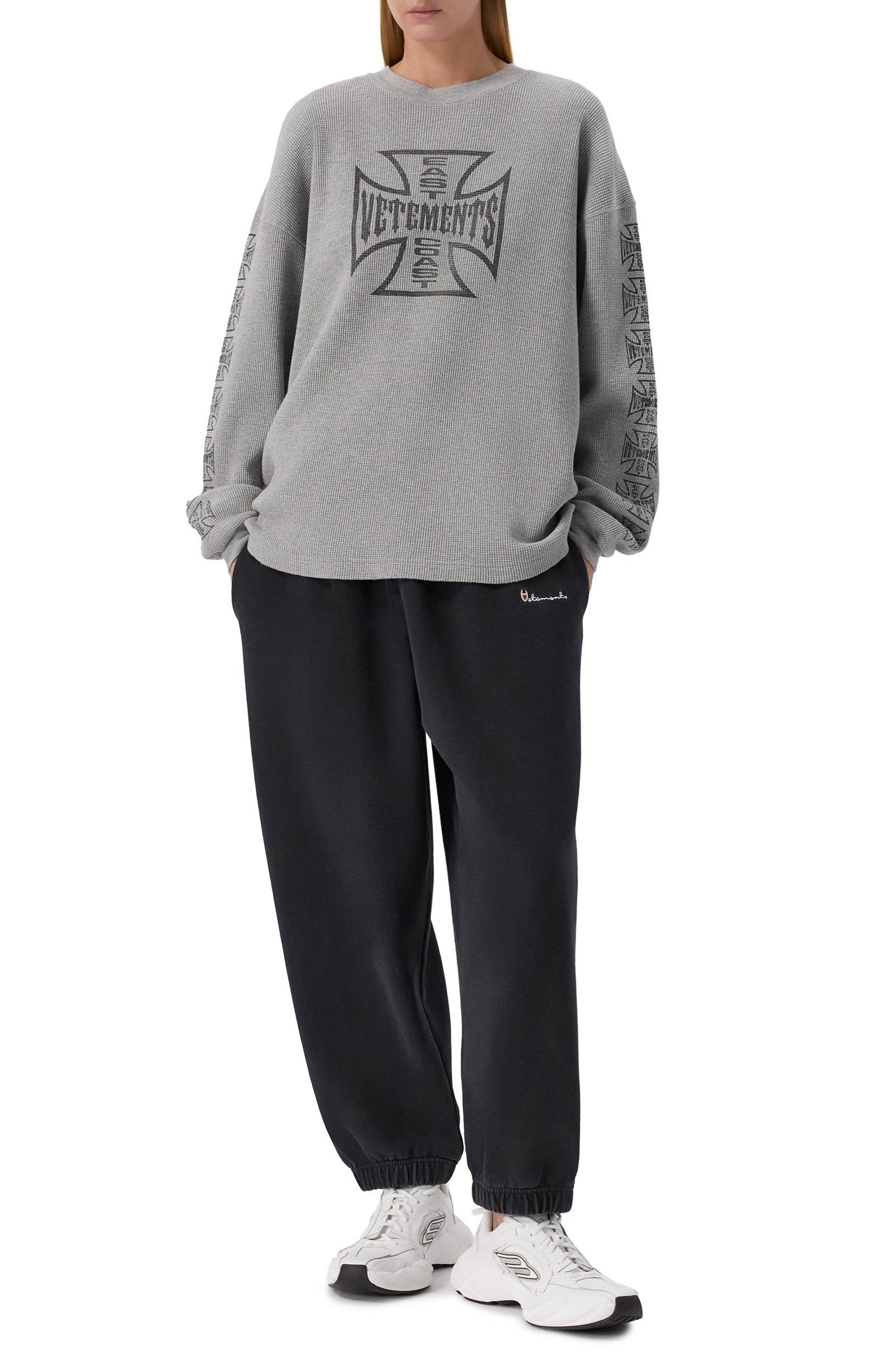 Хлопковые джоггеры vetements x champion VETEMENTS, арт. MH27SP228B, фото 2