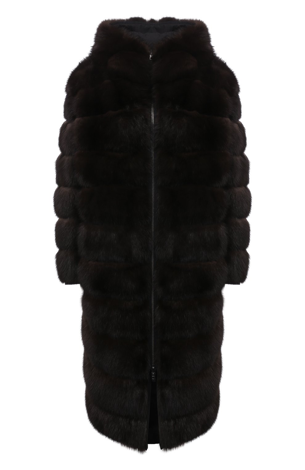 Двусторонняя шуба из соболя YVES SALOMON, арт. 22WYM03690ZIRV, фото 1