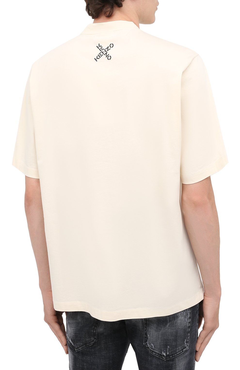 Хлопковая футболка kenzo sport KENZO, арт. FA65TS5024SJ, фото 4