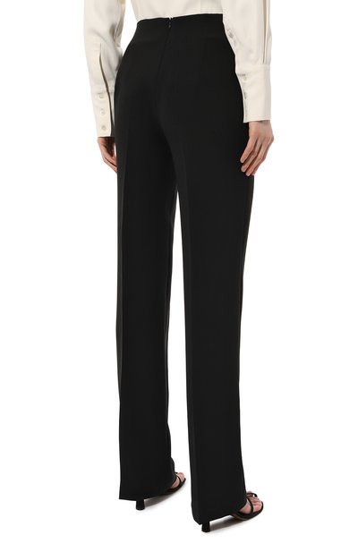 Шелковые брюки CHAPURIN черного цвета по цене 75000 руб., арт. P/15585/27863-м/SS23, фото 4 Шелковые брюки CHAPURIN, арт. P/15585/27863-м/SS23, фото 4