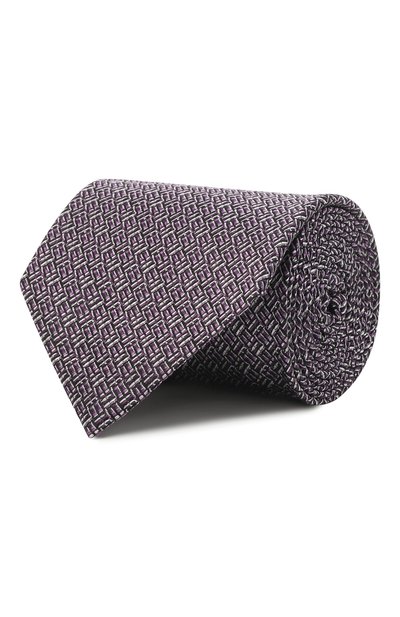 Мужской шелковый галстук ZEGNA, арт. Z3E38T/1XW