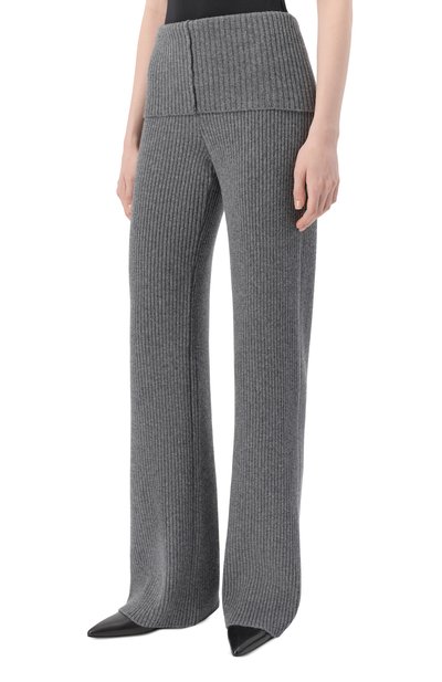 Шерстяные брюки AYA MUSE серого цвета по цене 79900 руб., арт. AMFW2531, фото 3 Шерстяные брюки AYA MUSE, арт. AMFW2531, фото 3