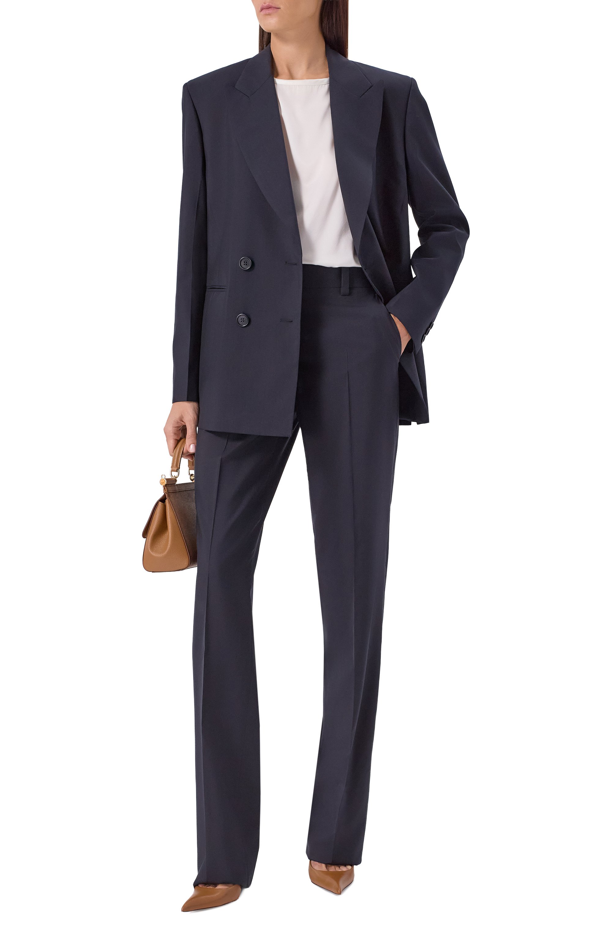 Жакет из шерсти и шелка MVST синего цвета по цене 396500 руб., арт. L051/3038, фото 2 Жакет из шерсти и шелка MVST, арт. L051/3038, фото 2