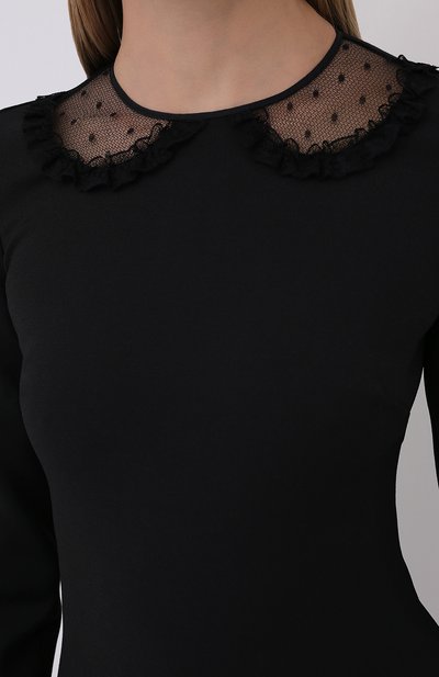 Платье REDVALENTINO черного цвета по цене 41450 руб., арт. UR3VAR15/2MG, фото 5 Платье REDVALENTINO, арт. UR3VAR15/2MG, фото 5