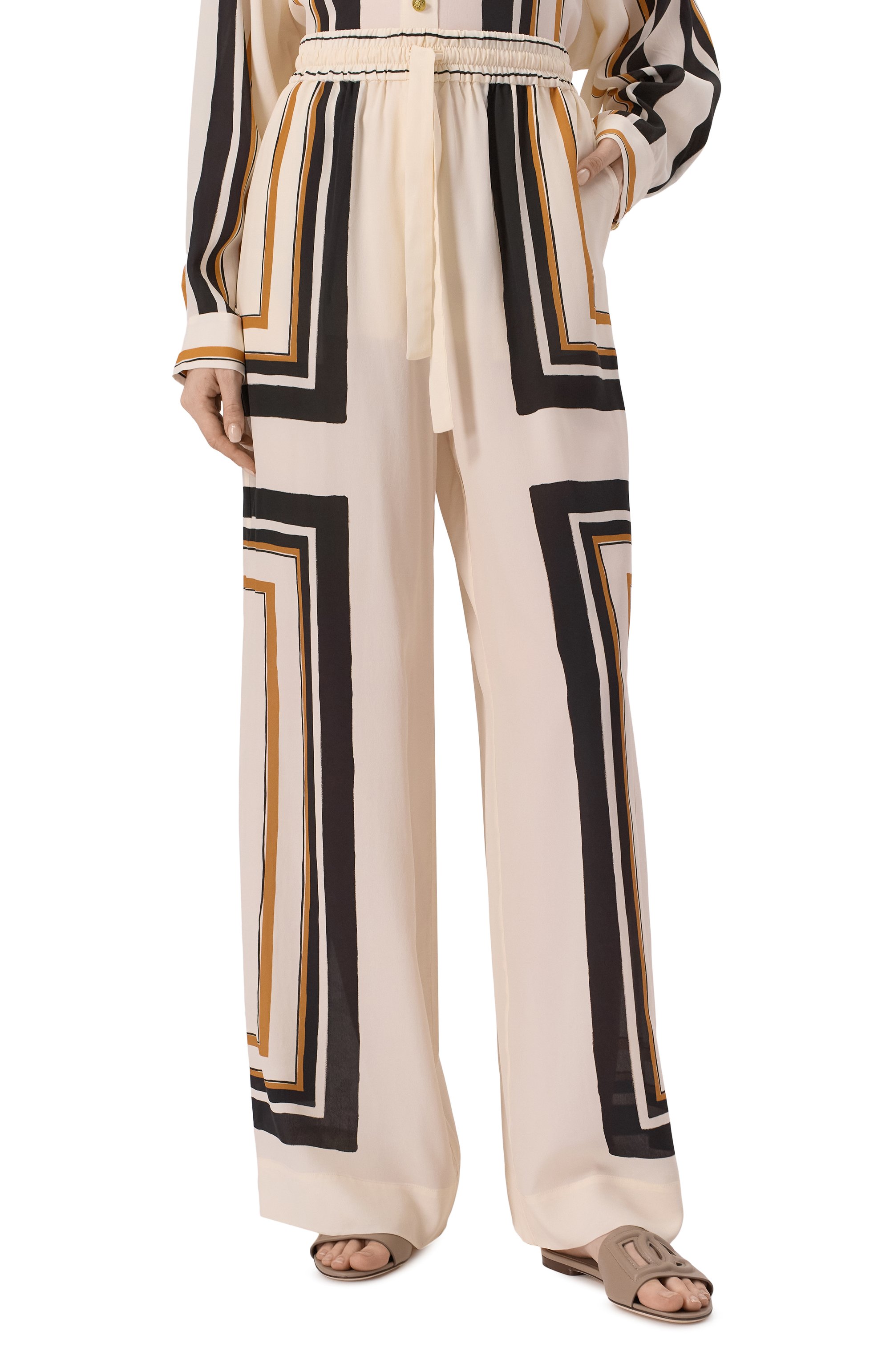 Брюки из вискозы и шелка ZIMMERMANN, арт. 2681PR25R, фото 3