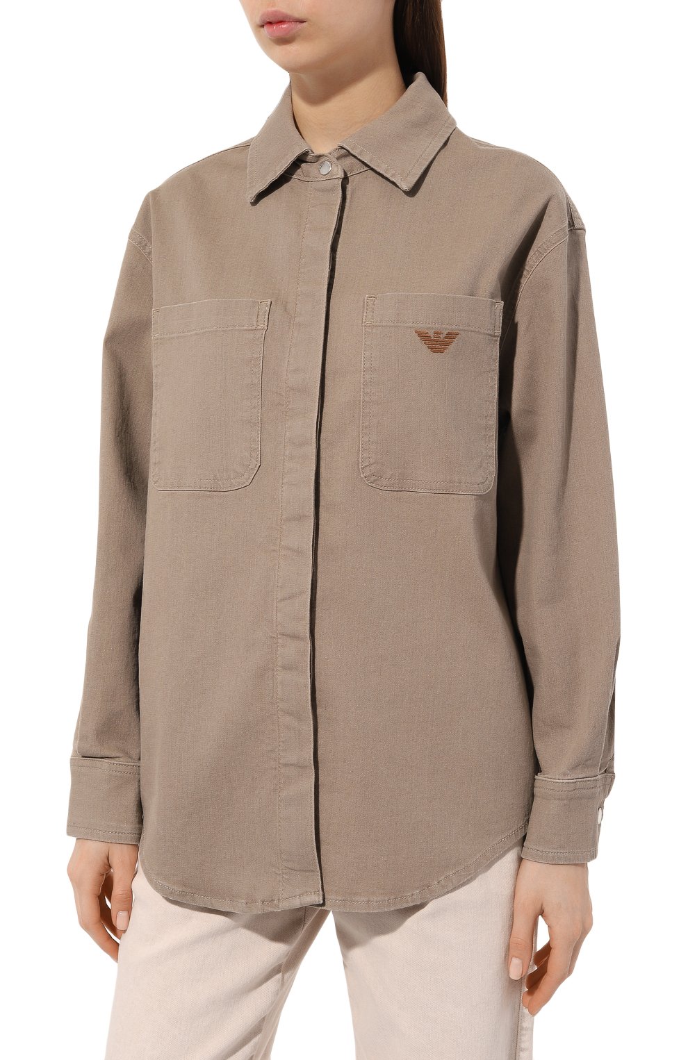 Хлопковая рубашка EMPORIO ARMANI, арт. 3R2C61/2NM2Z, фото 3