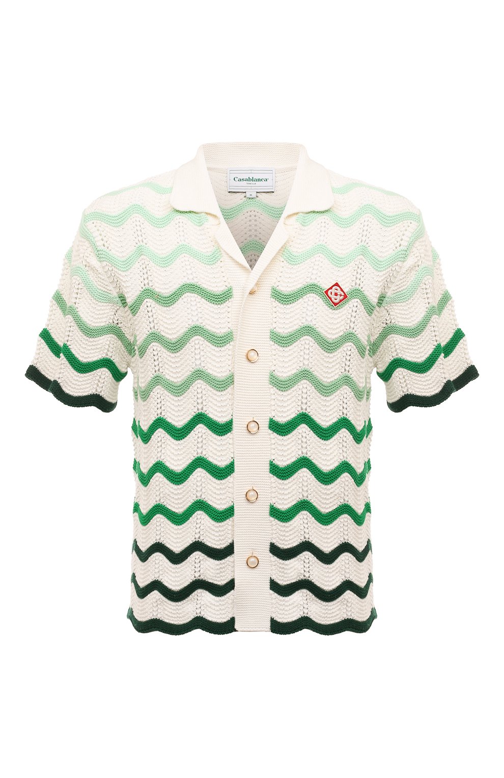 Хлопковая рубашка CASABLANCA, арт. MPS24-KW-584-01, фото 1