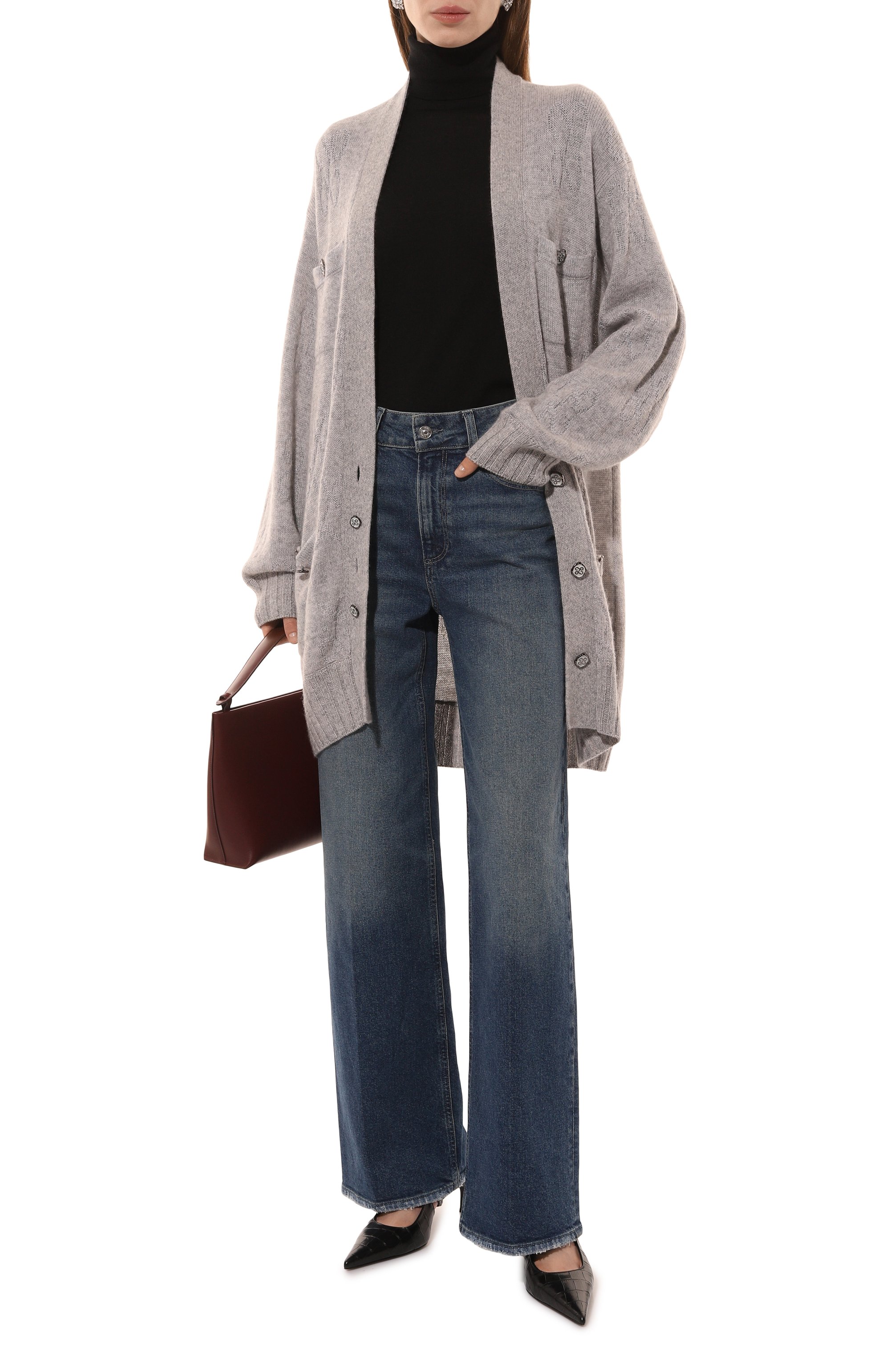 Кашемировый кардиган AND THE BRAND, арт. W25-CG030-1001-901, фото 2