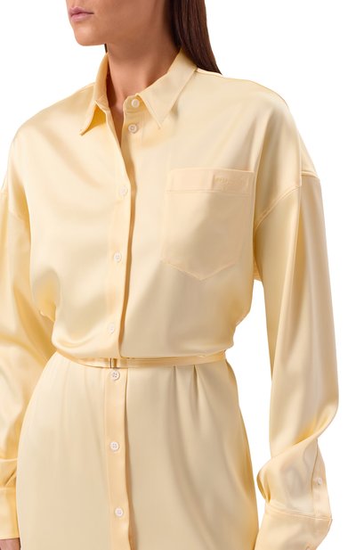 Атласное платье MUGLER, арт. 26P1R018145013, фото 4