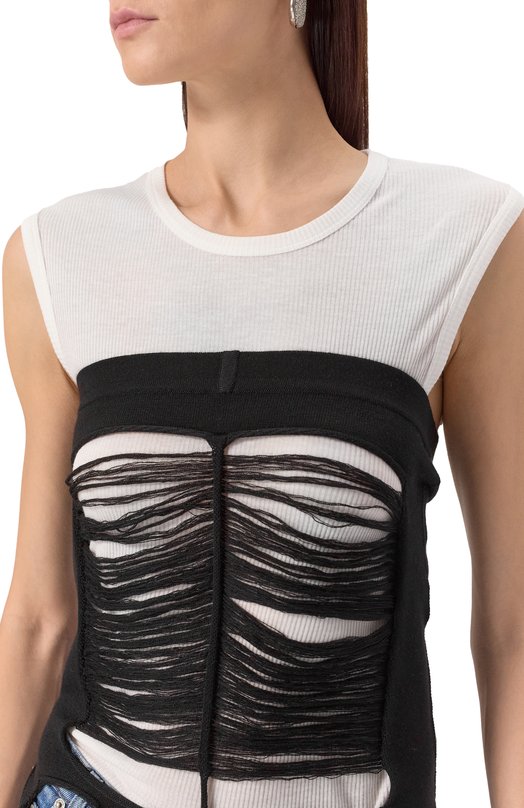 Шерстяной топ Rick Owens R001E7618/KGRIDM Чёрный  R001E7618/KGRIDM Фото 5