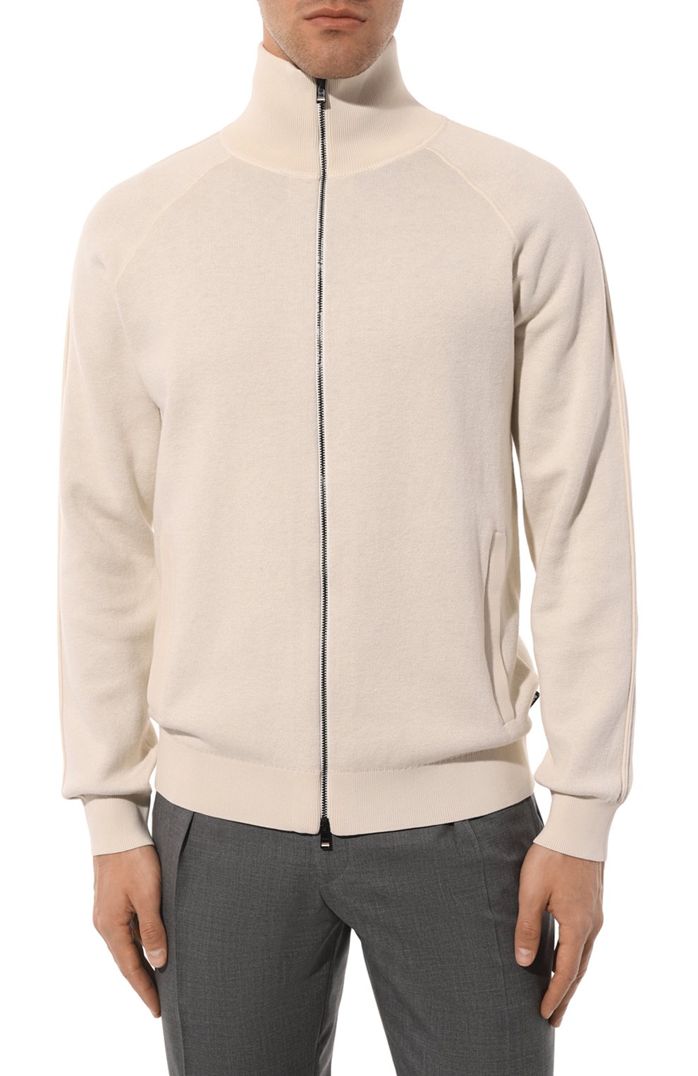 Кардиган из хлопка и шерсти BOSS, арт. 50519629, фото 3