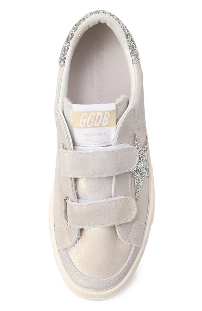 Кожаные кеды may GOLDEN GOOSE DELUXE BRAND золотого цвета по цене 48400 руб., арт. GTF00198.F008077, фото 4 Кожаные кеды may GOLDEN GOOSE DELUXE BRAND, арт. GTF00198.F008077, фото 4