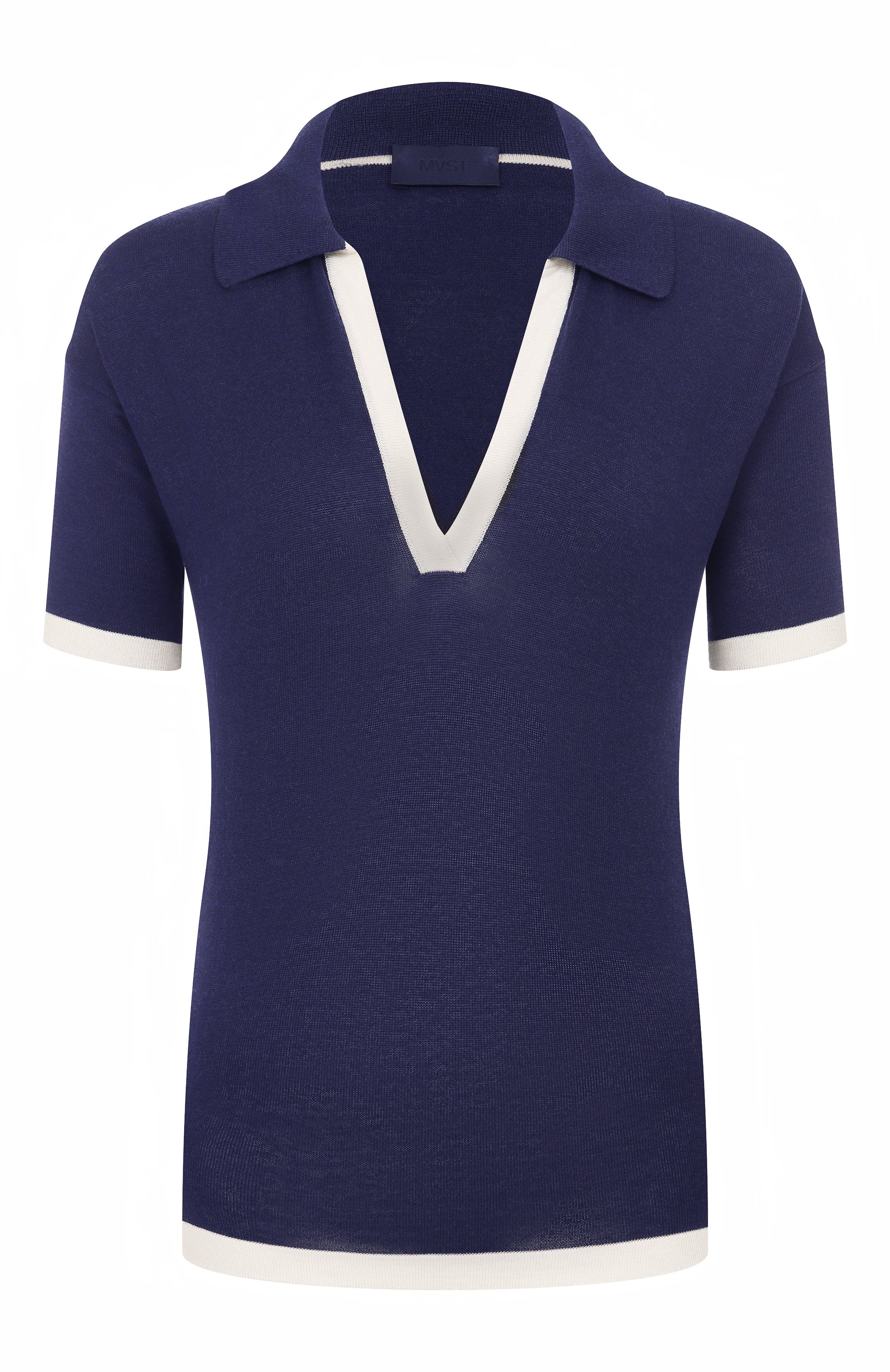Поло из шелка и хлопка MVST, арт. WS61-612MU, фото 1