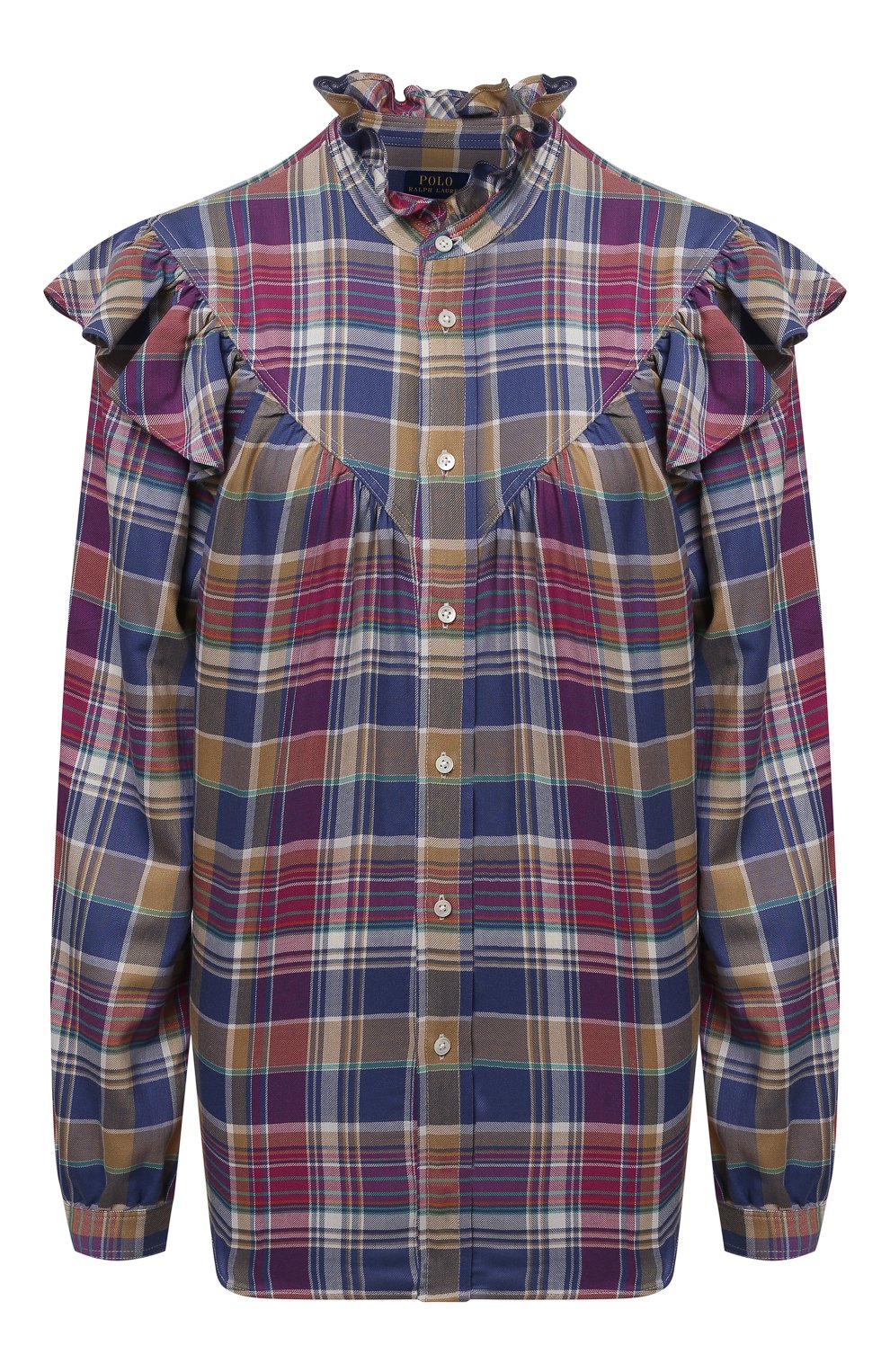 Рубашка из хлопка и вискозы POLO RALPH LAUREN, арт. 211841908, фото 1