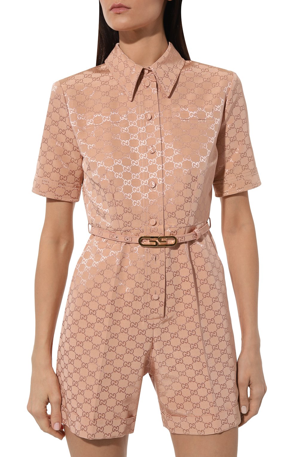 Комбинезон из хлопка и вискозы GUCCI, арт. 691496/Z8AZ2, фото 3