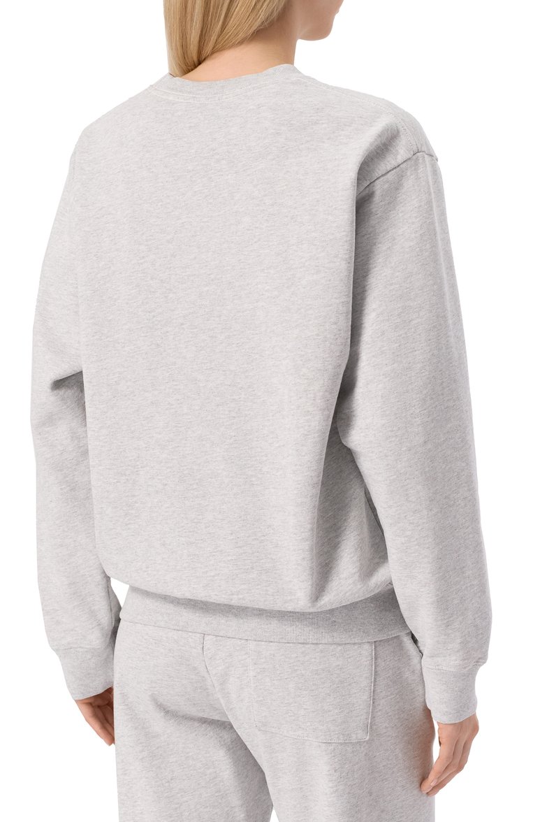 Хлопковый свитшот SPORTY AND RICH, арт. ST071508501GY03, фото 1