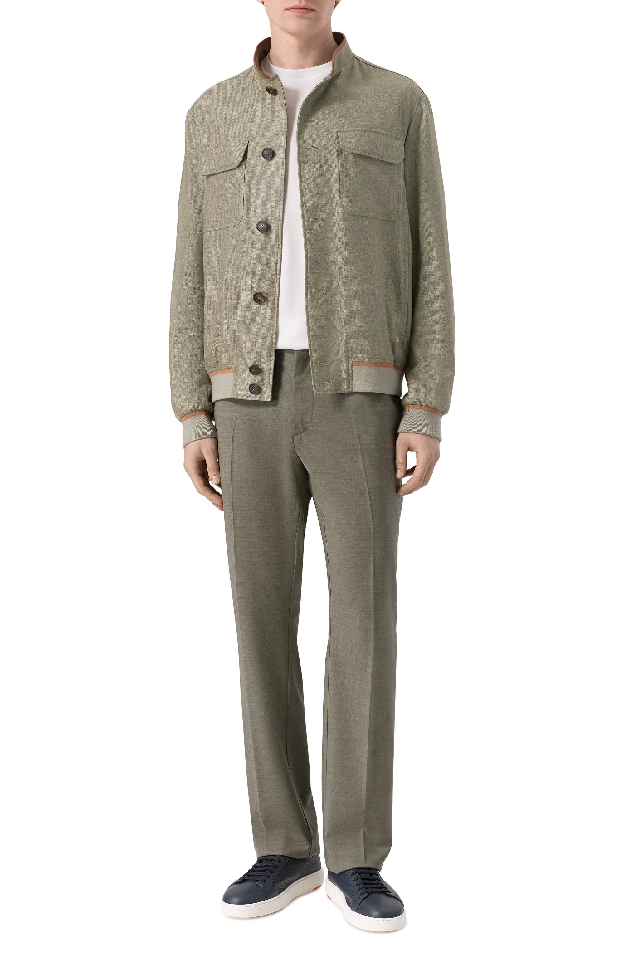 Хлопковая футболка ZILLI, арт. TSR03RM0100VZIN00, фото 2