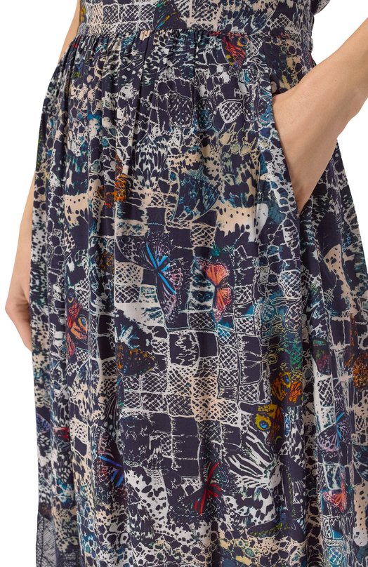 Юбка из вискозы Zadig and Voltaire WWSK01578 Разноцветный  WWSK01578 Фото 5