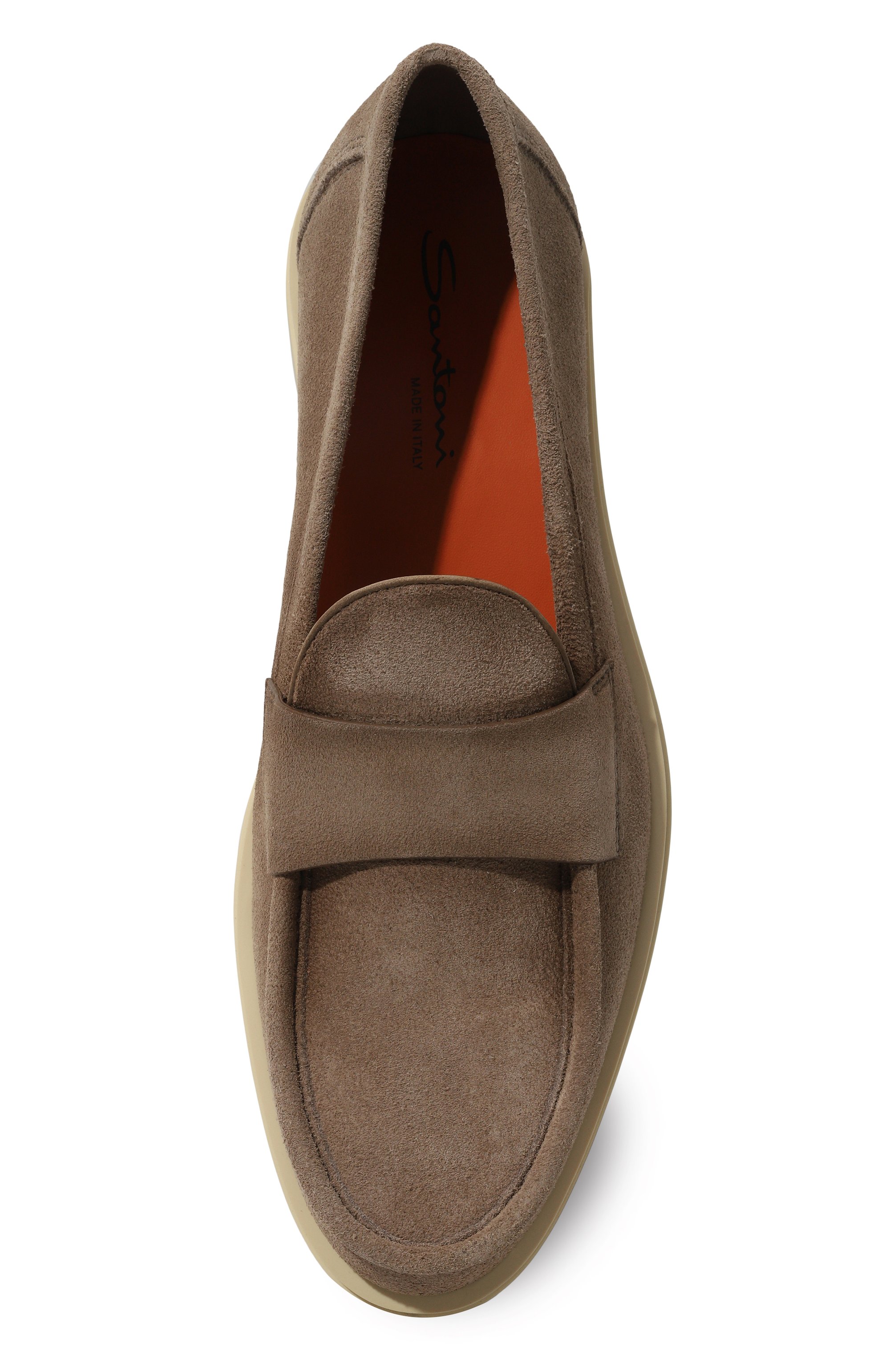 Замшевые лоферы detroit SANTONI, арт. MGDG18657TICSSG5E82, фото 6