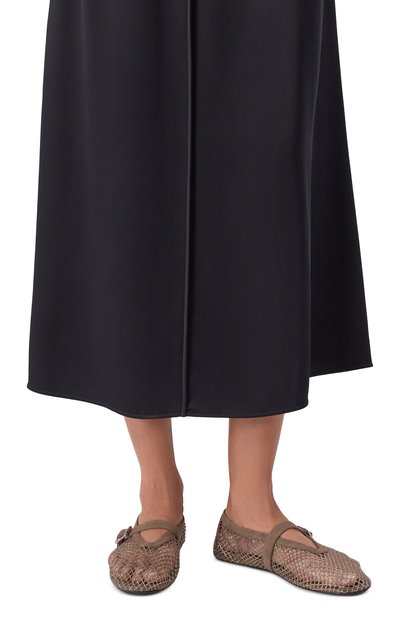 Текстильные балетки ALAIA, арт. AA3A029A023, фото 2