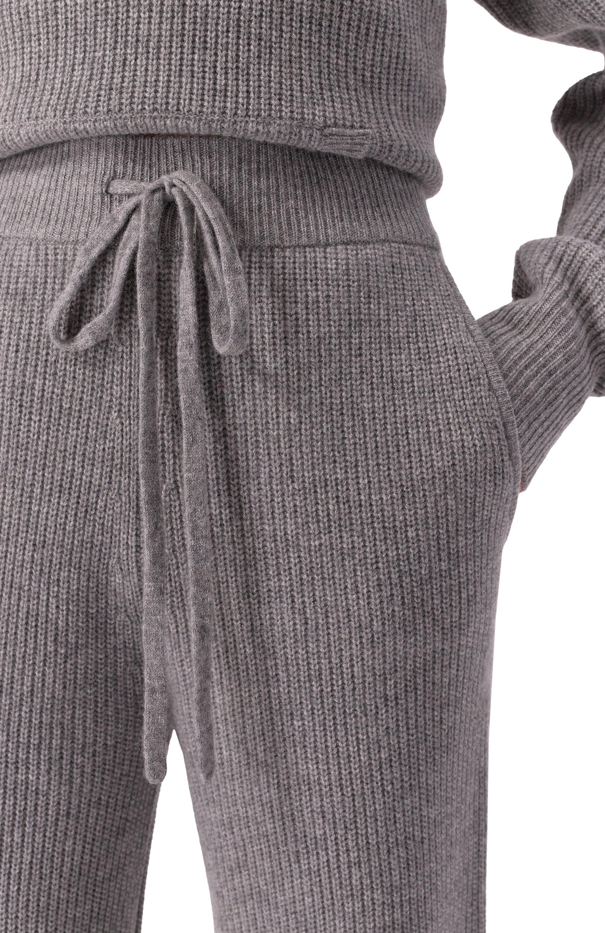 Кашемировые брюки ADDICTED серого цвета по цене 62950 руб., арт. MK209.ZY71137, фото 5 Кашемировые брюки ADDICTED, арт. MK209.ZY71137, фото 5