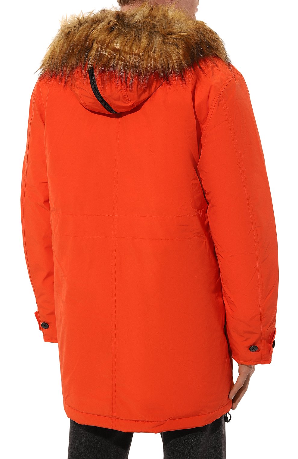 Утепленная парка DIESEL оранжевого цвета по цене 45600 руб., арт. A06284/0IDAP, фото 4 Утепленная парка DIESEL, арт. A06284/0IDAP, фото 4