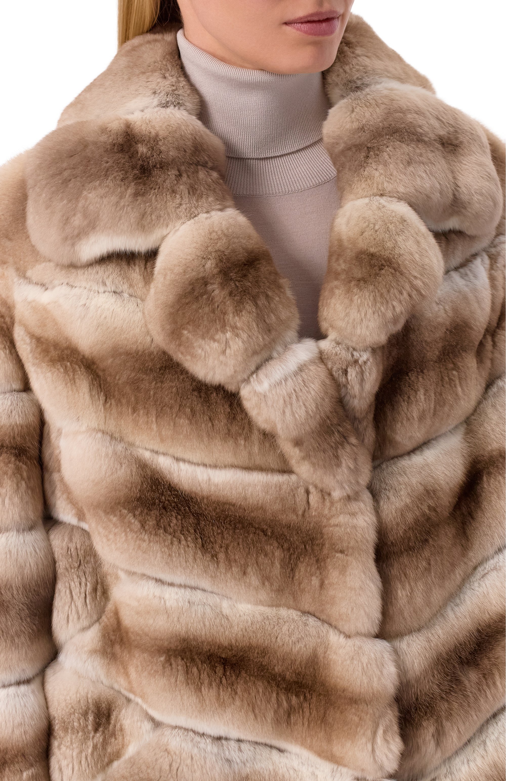 Шуба из шиншиллы РУССКИЙ МЕХ, арт. 4 РМ, фото 5