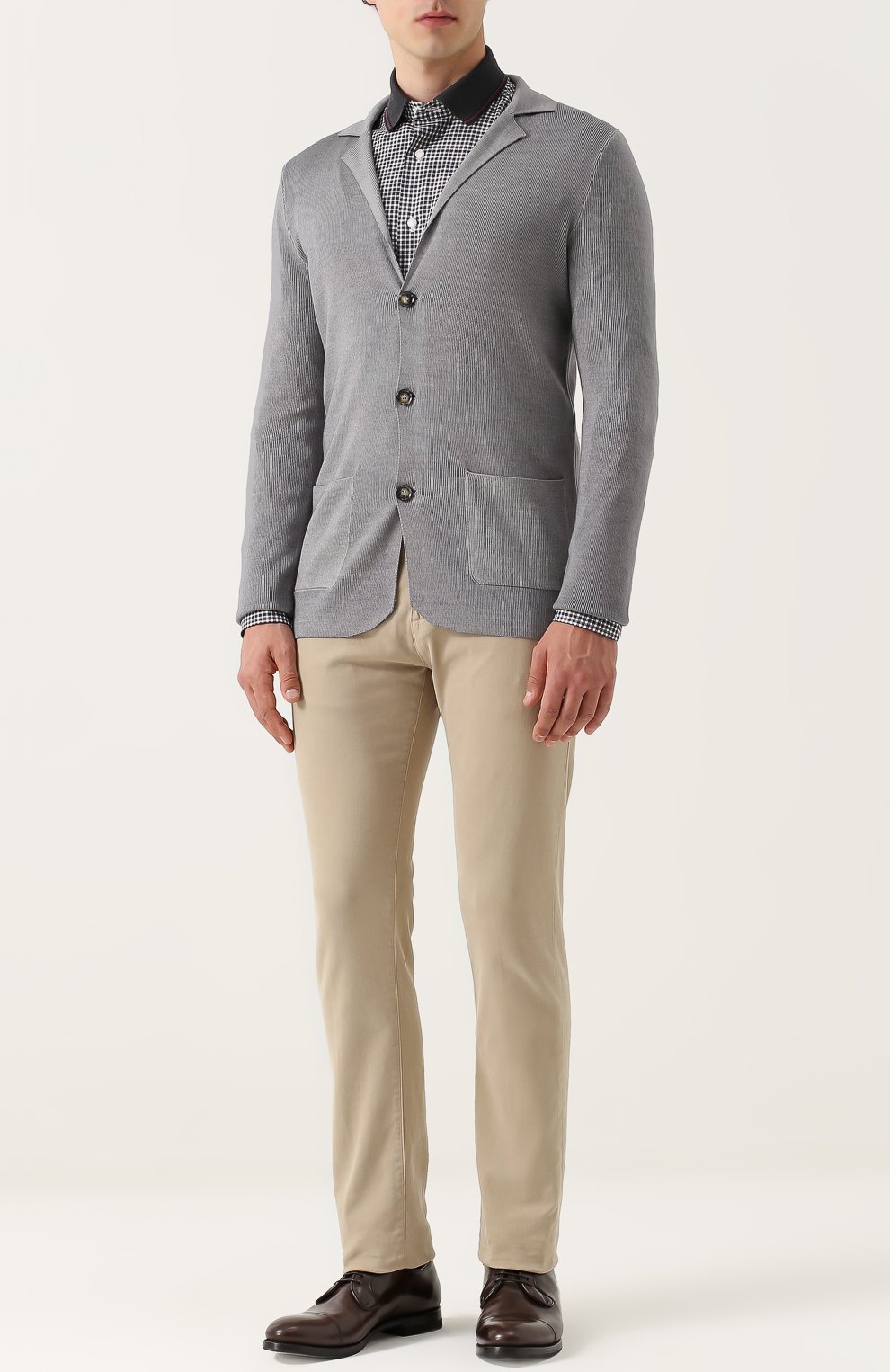 Шерстяной кардиган с v-образным вырезом и отложным воротником WINDSOR, арт. 13 MEVI0-S 10000865, фото 2