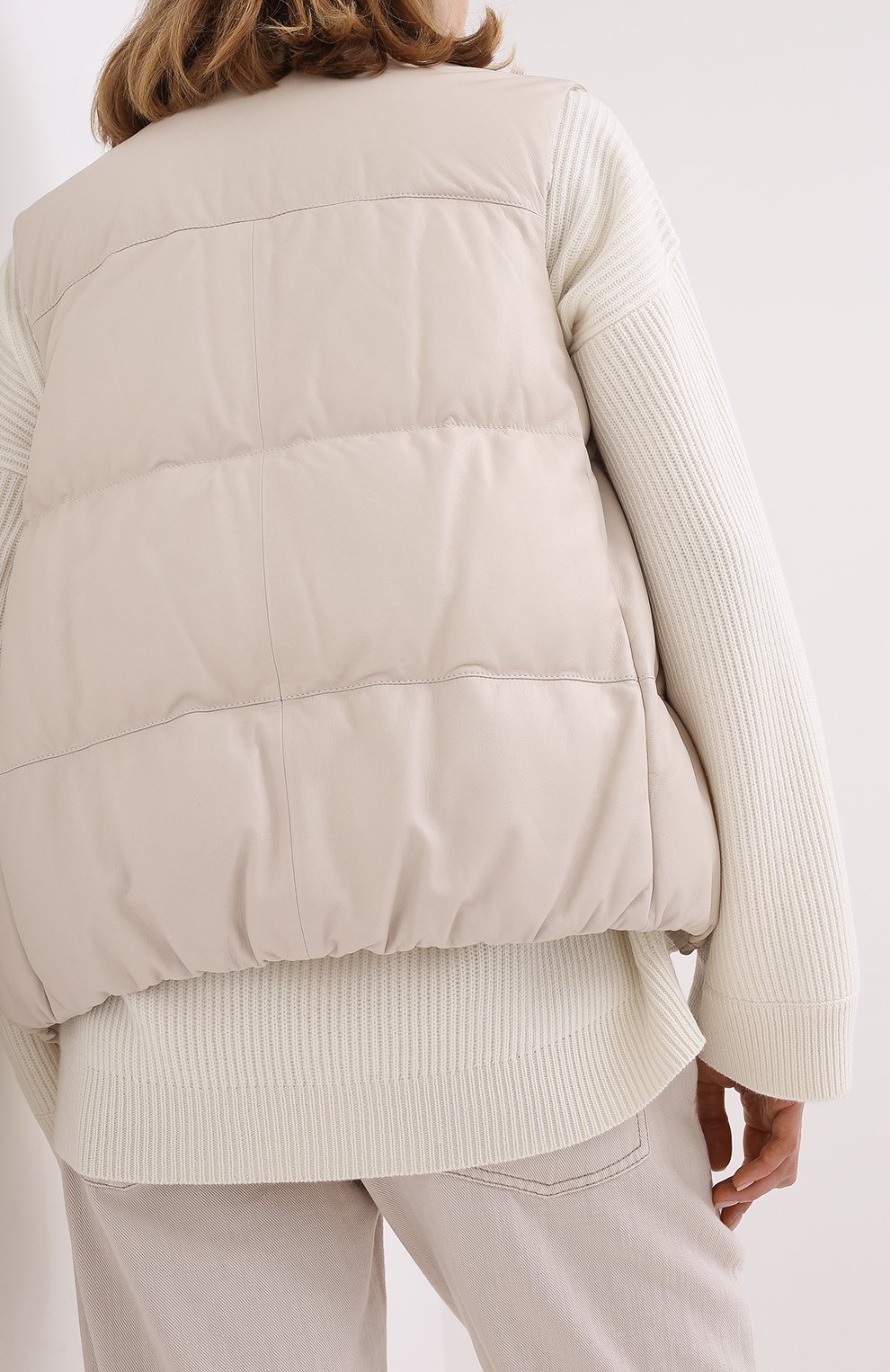 Пуховый жилет BRUNELLO CUCINELLI, арт. MPTAN8376, фото 4