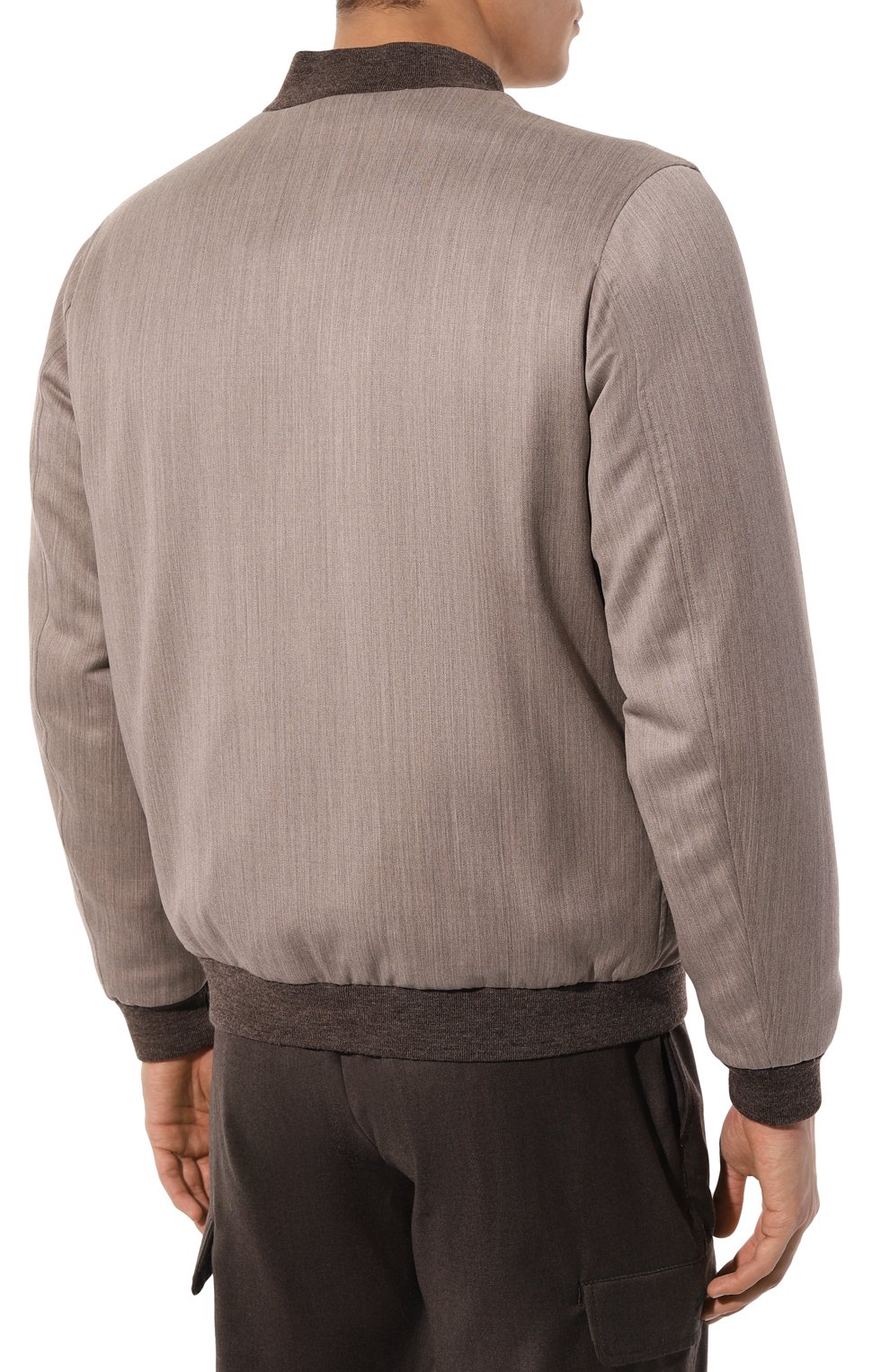 Шерстяной бомбер ZILLI, арт. B0M01BZS66036ZS000001, фото 4