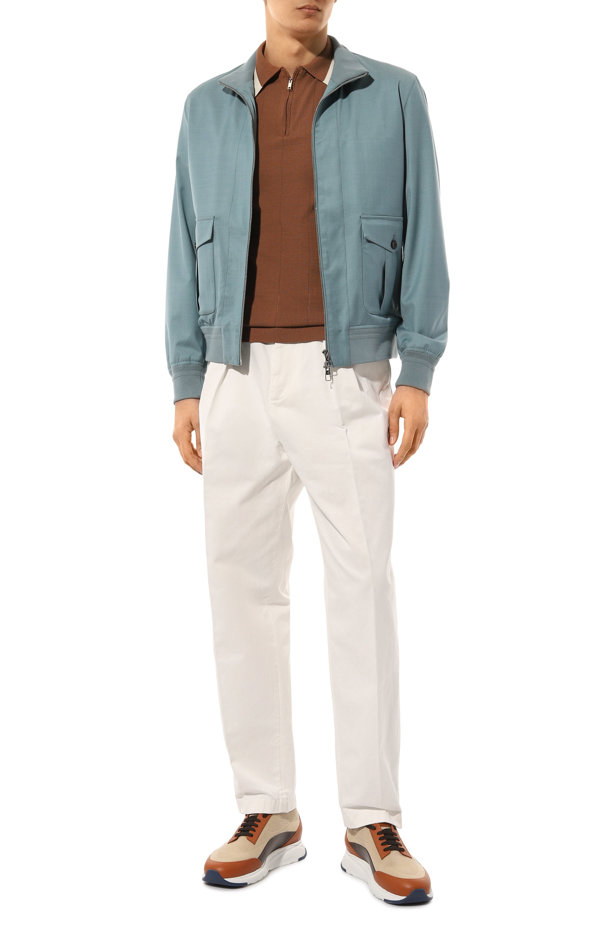 Комбинированные кроссовки ZILLI, арт. H0067AM0152VSWR01, фото 2