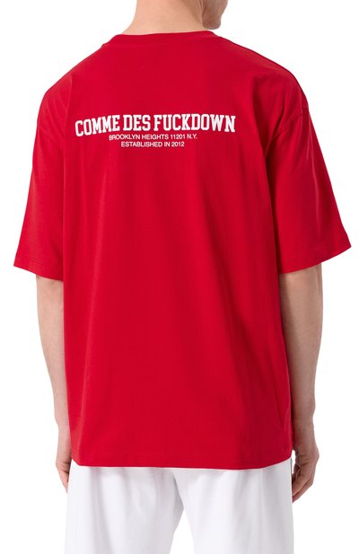Хлопковая футболка COMME DES FUCKDOWN, арт. CFABM01623, фото 4