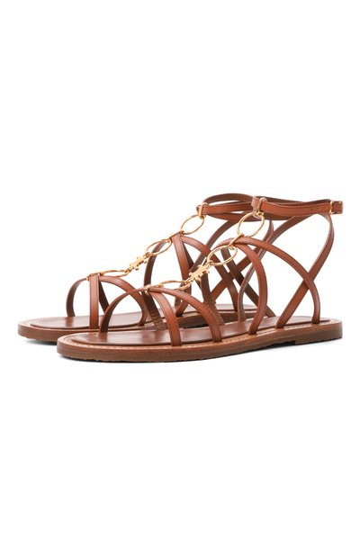 Женские кожаные сандалии lympia CELINE, арт. 364163/767C