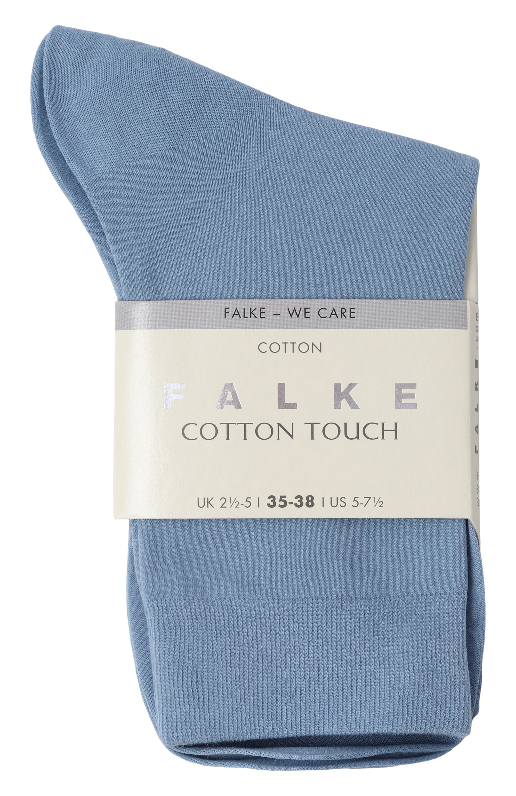 Носки FALKE голубого цвета по цене 2570 руб., арт. 47105, фото 1 Носки FALKE, арт. 47105, фото 1