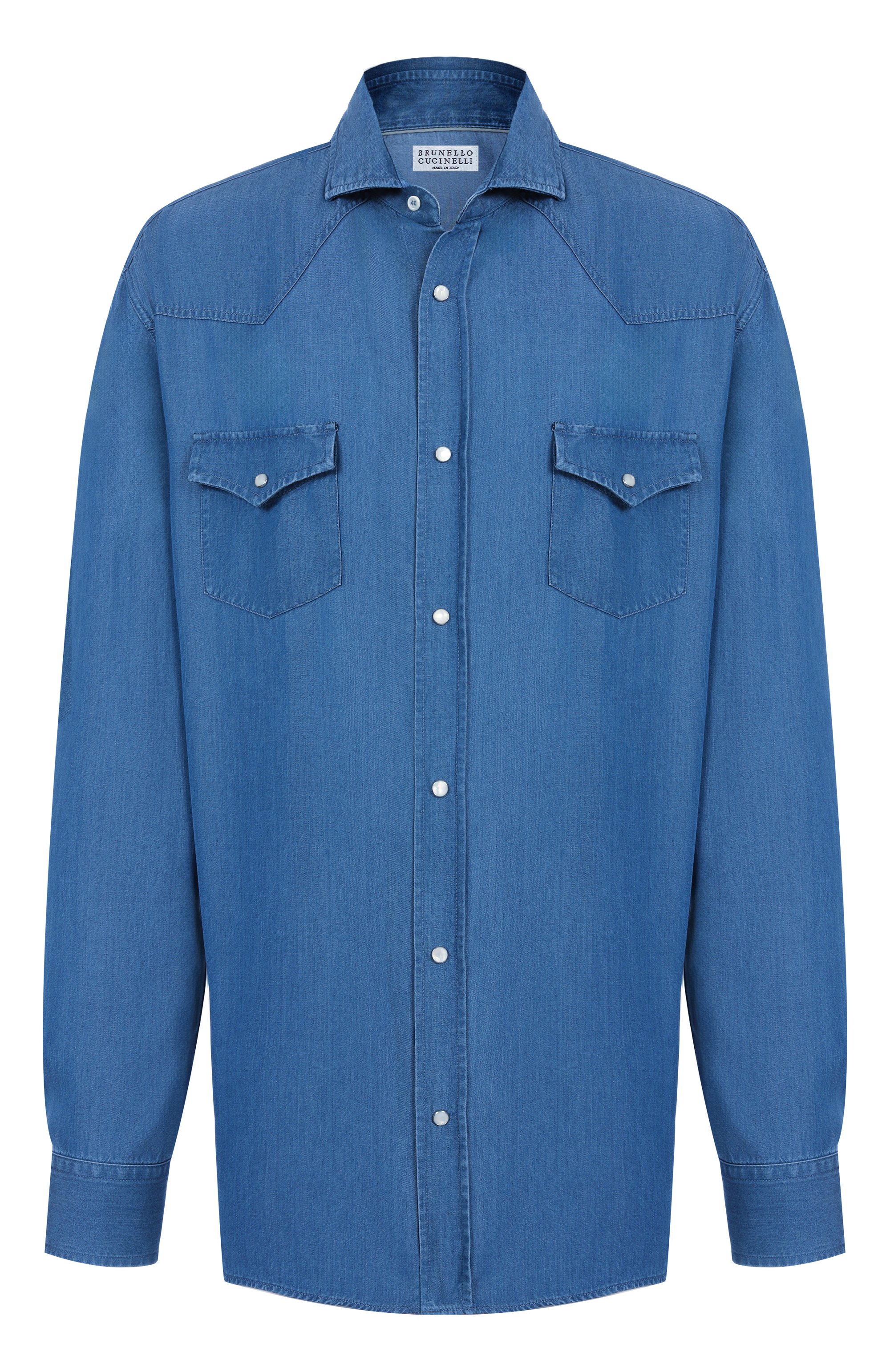 Джинсовая рубашка BRUNELLO CUCINELLI, арт. MH2564008W, фото 1