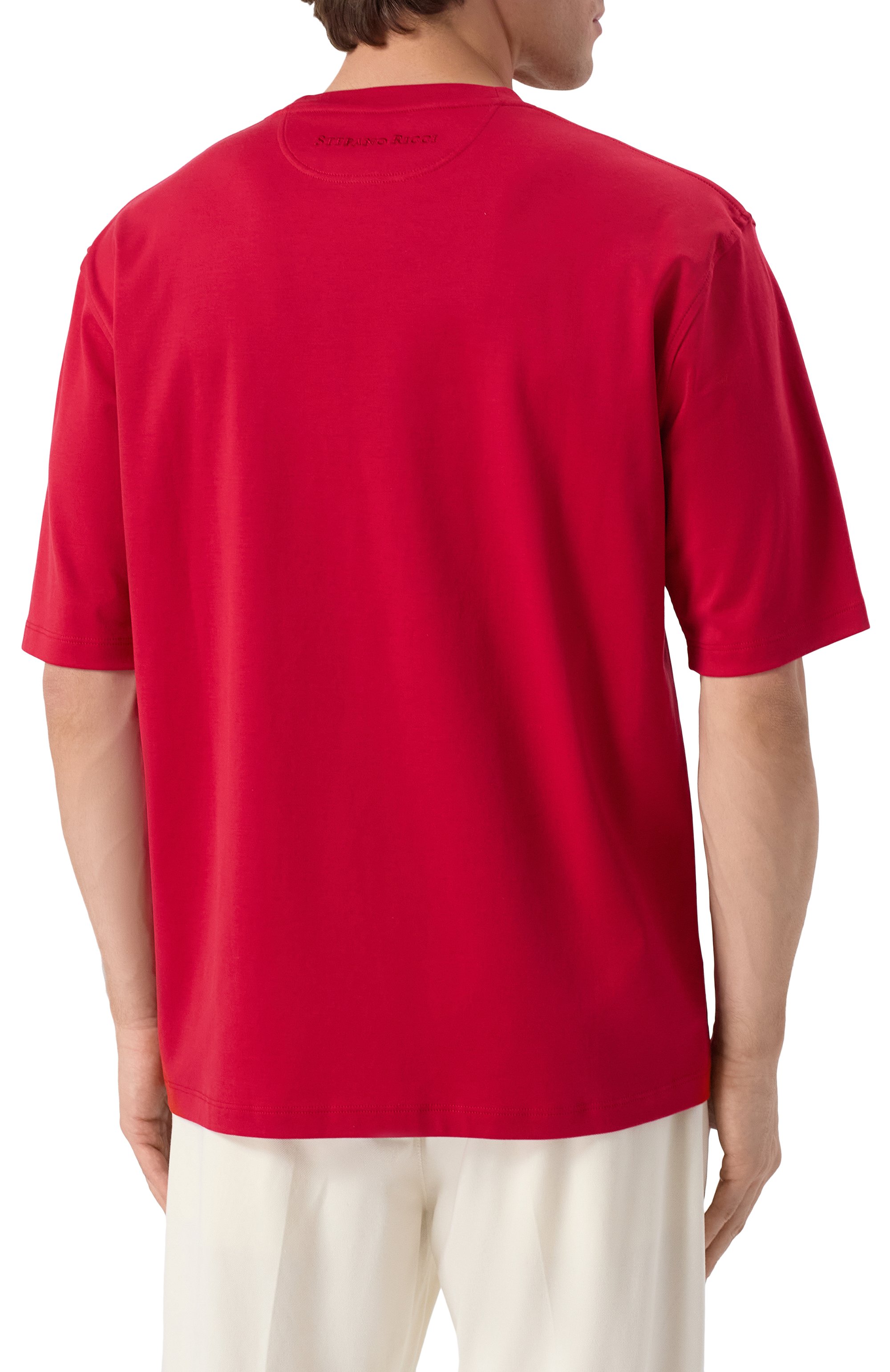 Хлопковая футболка STEFANO RICCI, арт. MNH5103980/LUXT, фото 4