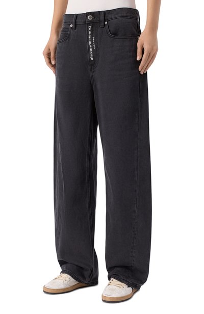 Джинсы ALEXANDER WANG темно-серого цвета по цене 92250 руб., арт. 4DC4264405, фото 3 Джинсы ALEXANDER WANG, арт. 4DC4264405, фото 3