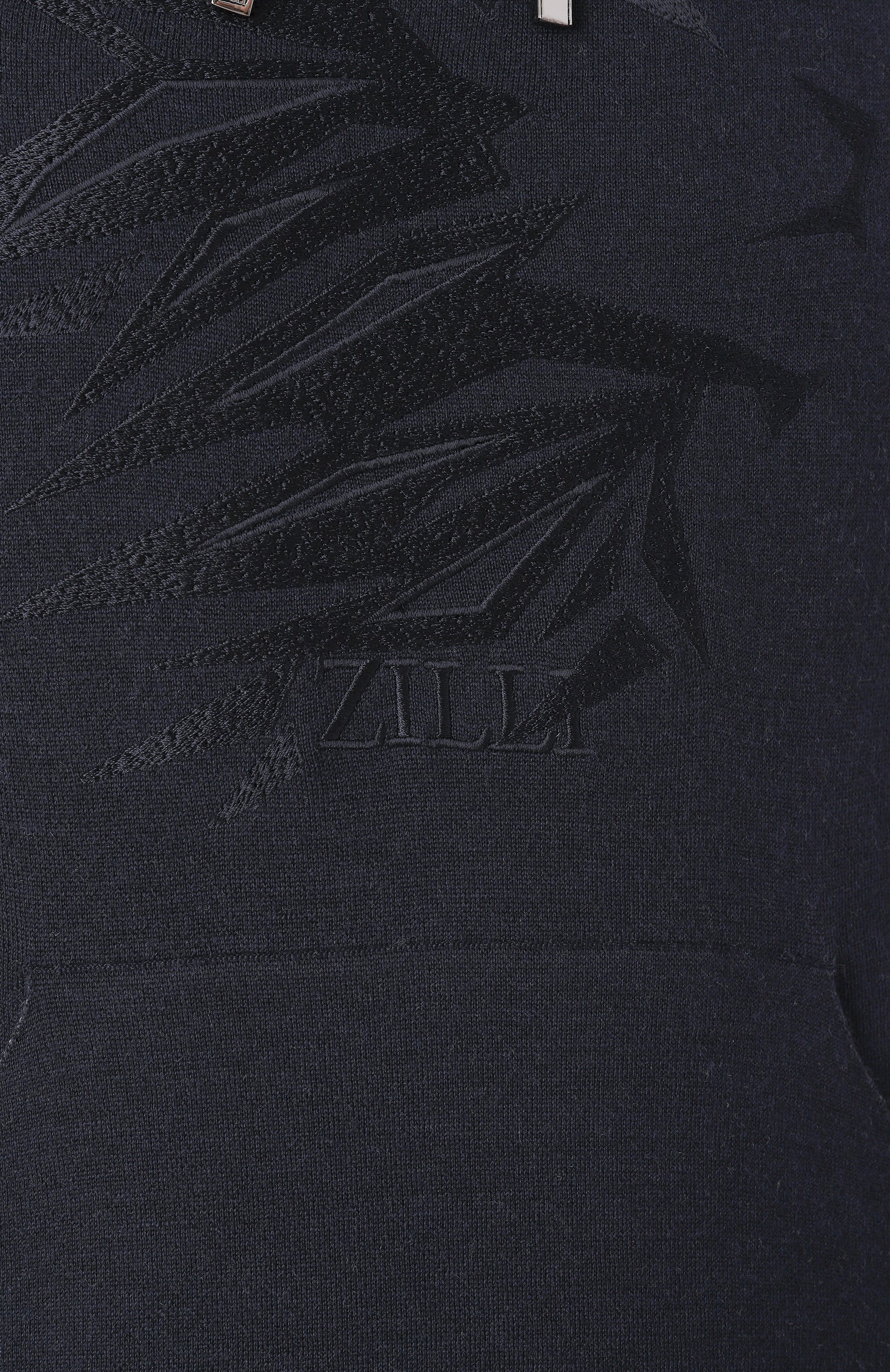 Худи из шерсти и шелка ZILLI, арт. JSS003M0240VLSP00, фото 6