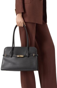 Женская сумка furla goccia large FURLA черного цвета, арт. WB01504/BX3104 | Фото 2 (Размер: large; Материал: Натуральная кожа)