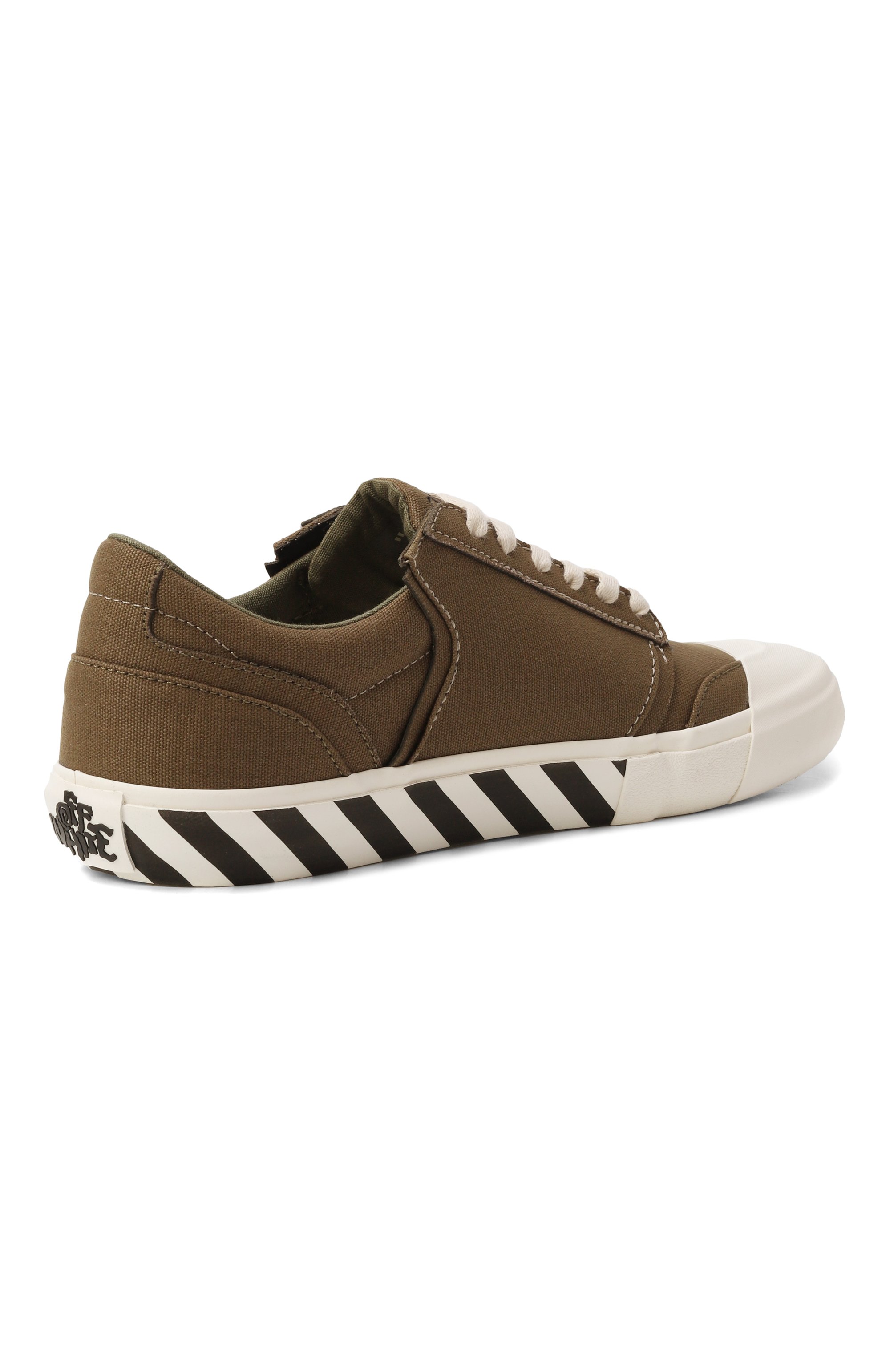 Текстильные кеды vulcanized undercut OFF-WHITE, арт. 0MIA2A2F25FAB0011001, фото 4