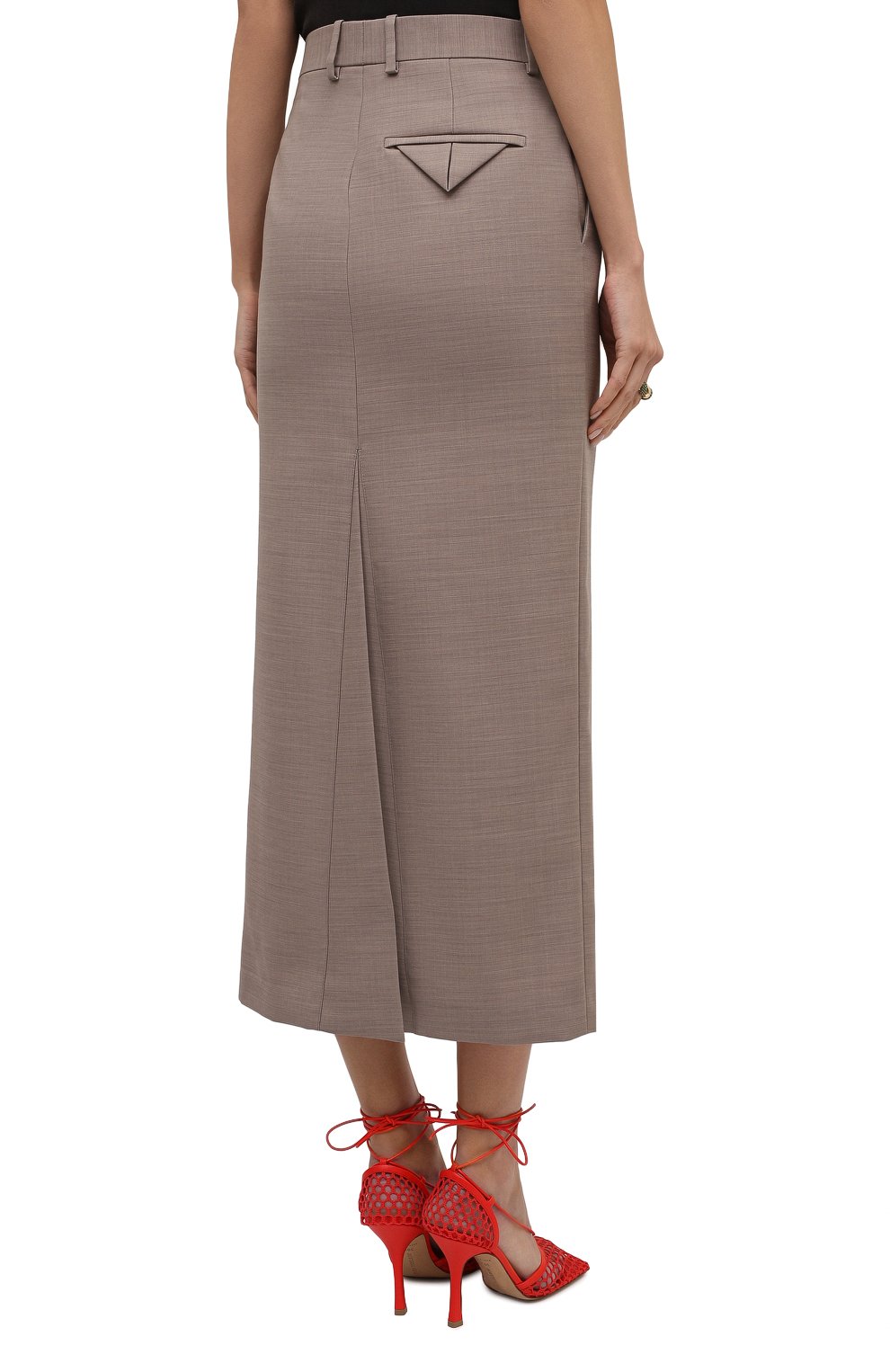 Шерстяная юбка BOTTEGA VENETA, арт. 659561/VKIU0, фото 4