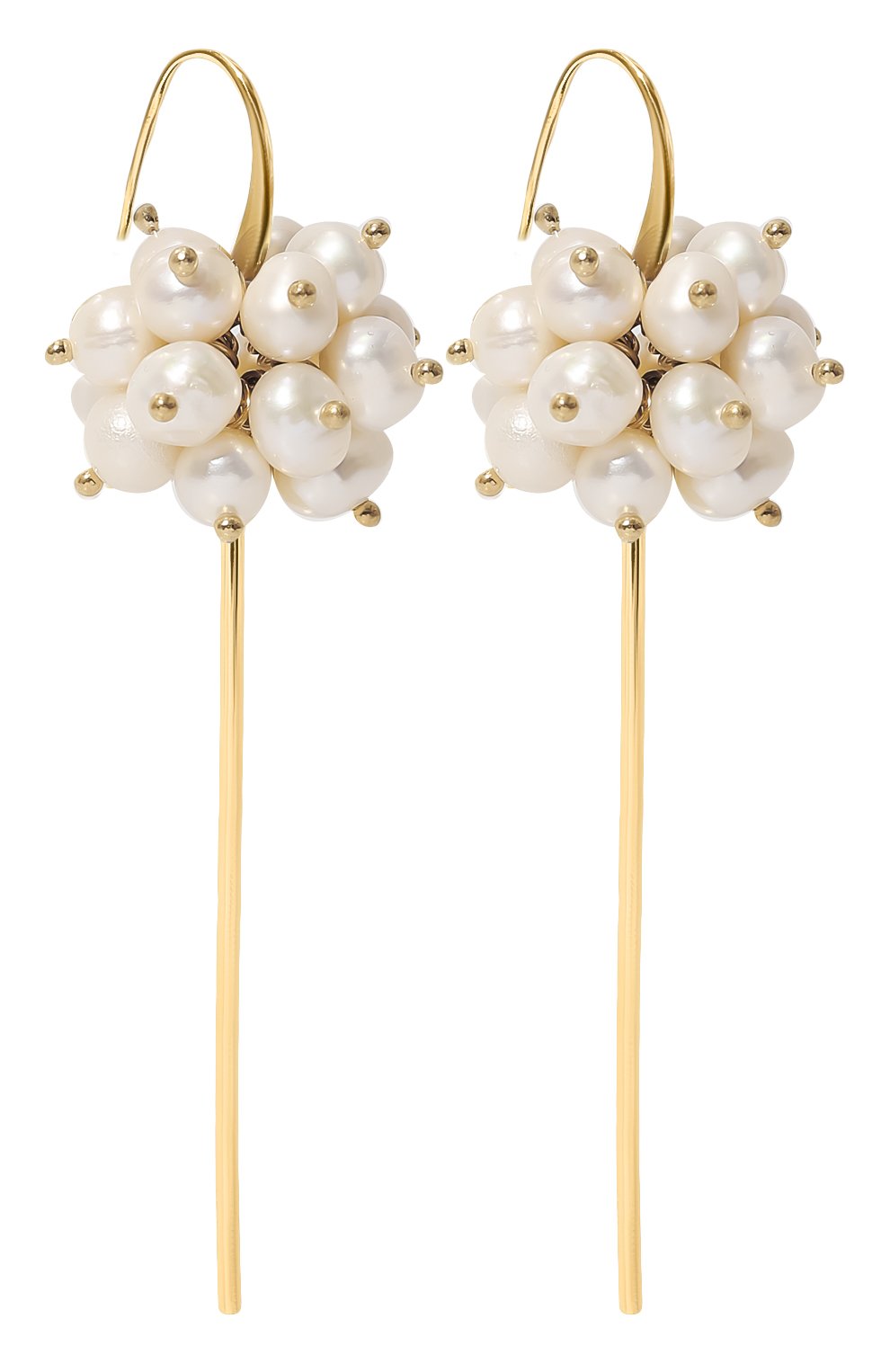 Серьги CRYSTALLINE JEWELLERY золотого цвета по цене 18480 руб., арт. 378, фото 3 Серьги CRYSTALLINE JEWELLERY, арт. 378, фото 3