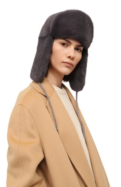Шапка-ушанка из меха норки VICTORIA KUSENKOVA, арт. 090100008093, фото 2
