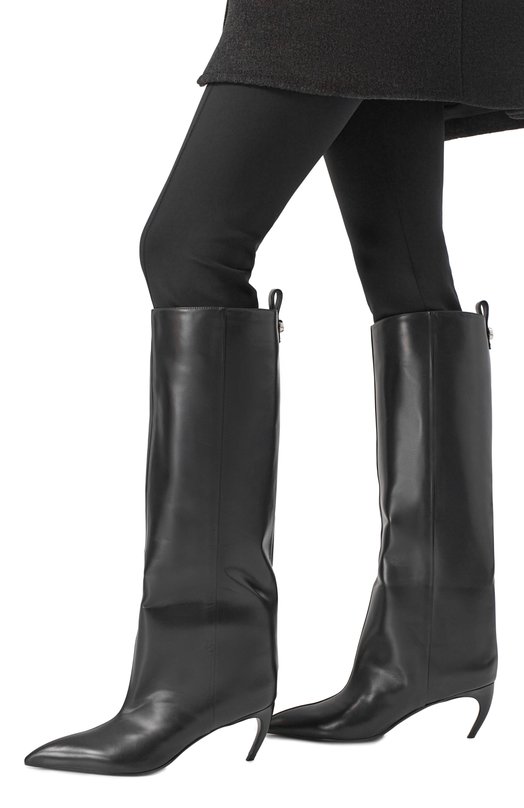 Кожаные сапоги Lea 65 The Attico 251WSH00879/LBT019AA Чёрный  251WSH00879/LBT019AA Фото 2