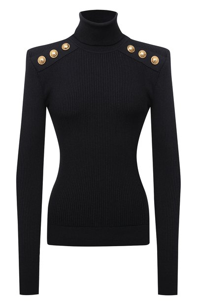 Женская водолазка из вискозы BALMAIN, арт. WF1KH000/K211