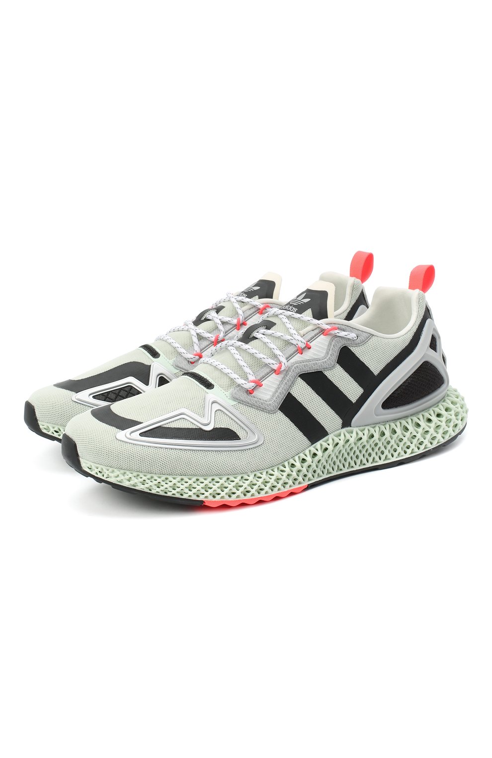 Мужские зеленые комбинированные кроссовки zx 2k 4d ADIDAS