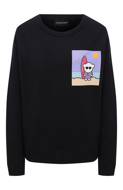 Женский хлопковый свитшот EMPORIO ARMANI, арт. 3K2M9B/2JPLZ