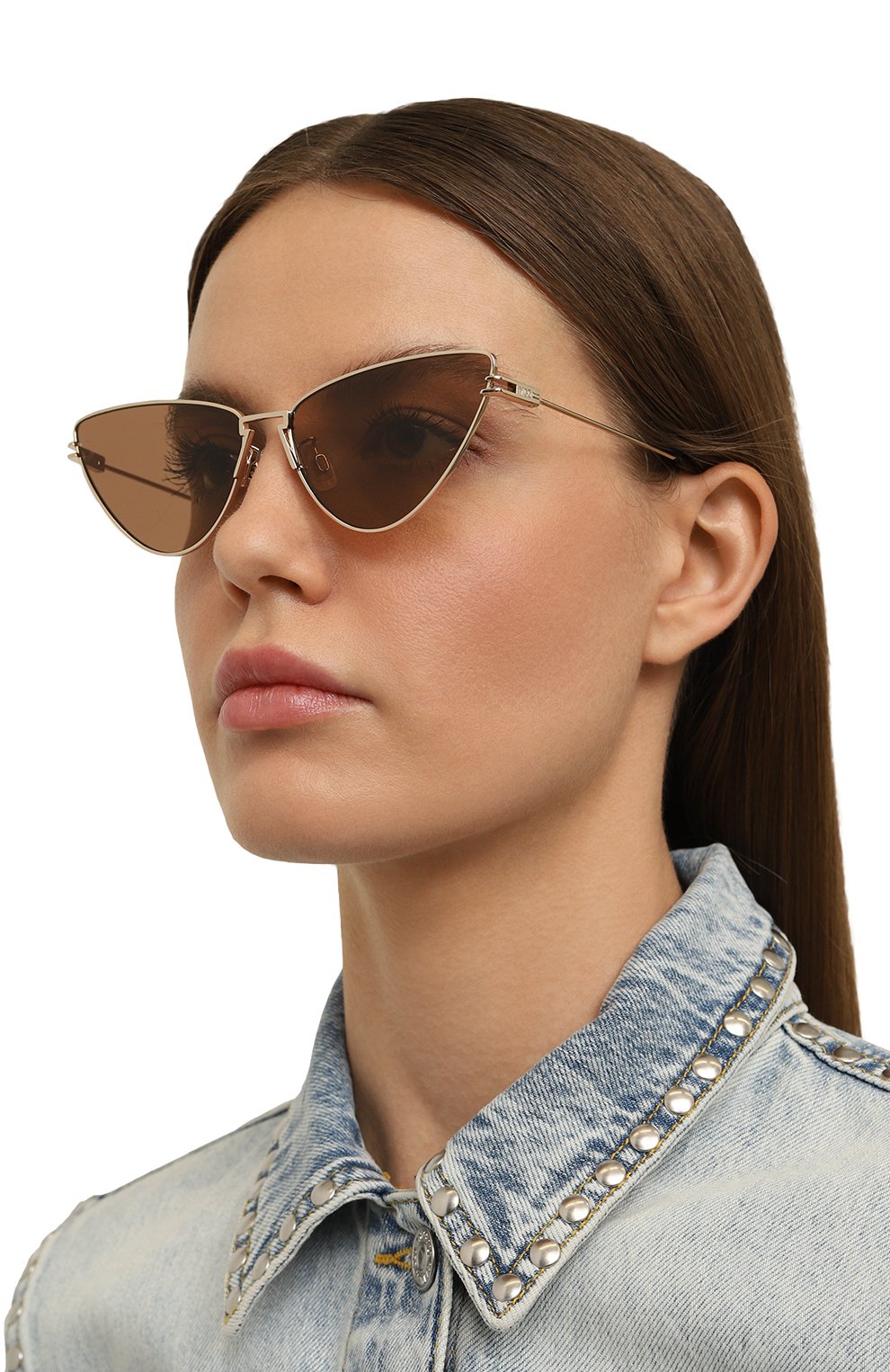 Солнцезащитные очки MCQ коричневого цвета по цене 15300 руб., арт. MQ0368S 002, фото 2 Солнцезащитные очки MCQ, арт. MQ0368S 002, фото 2